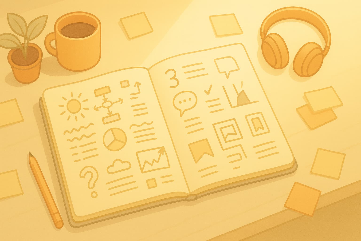 An overly complex notebook with too many organizational systems